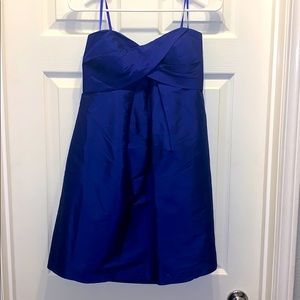 Vibrant blue sweetheart dress
